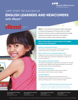 iRead English Learners Flyer