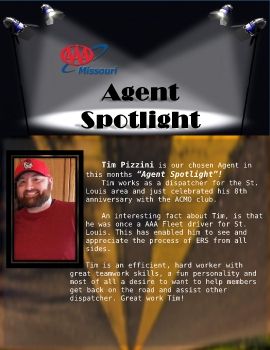 Tim Pizzini Spotlight August