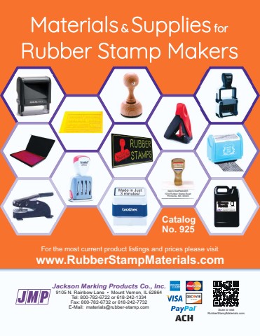 Materials & Supplies for Rubber Stamp Makers: Catalog 925