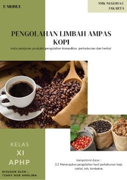 e-modul Pengolahan LImbah Ampas Kopi