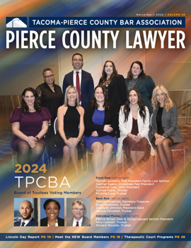 Pierce County Lawyer - March April 2024