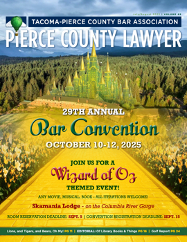 Pierce County Lawyer - July August 2025