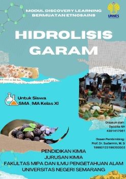 E-Modul Discovery Learning Bermuatan Etnosains Materi Hidrolisi Untuk Membekali Nilai Karakter Konservasi(1c)
