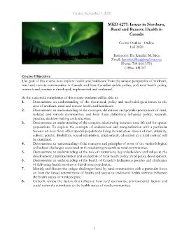 Course Outline