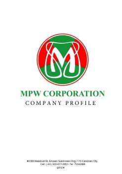 MPW COMPANY PROFILE @ JAN 2024