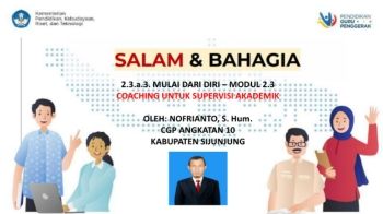 MULAI DARI DIRI MODUL 2.3 COACHING UNTUK SUPERVISI AKADEMIK