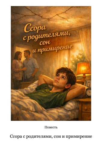 Ильдар. Ссора с родителями, сон и примирение