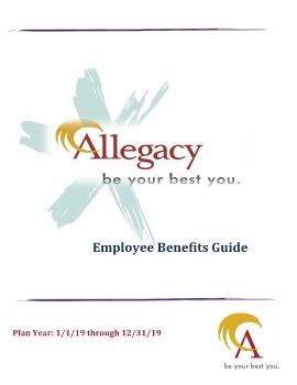 Allegacy 2019 Benefit Guide Part Time
