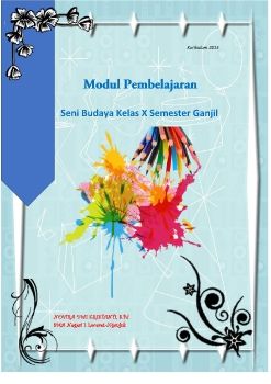Modul seni budaya kelas X 