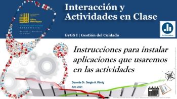 Gestión y Gerencia Salud - Interacción y Participación en Clases - Instrucciones para instalar APP