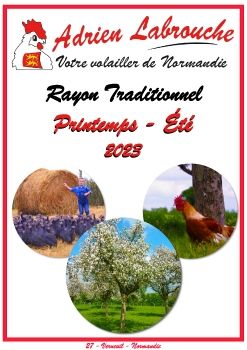 Catalogue Gamme Traditionnelle - Printemps Été 2023 - Adrien LABROUCHE