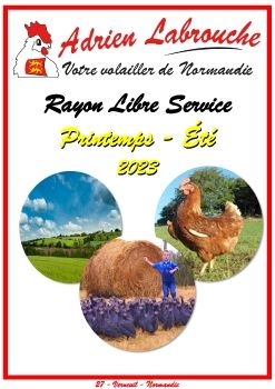 Catalogue Gamme Libre Service - Printemps Été 2023- Adrien LABROUCHE