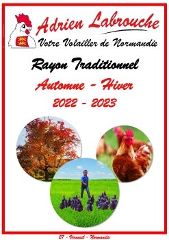 Catalogue Gamme Traditionnelle Automne Hiver Adrien LABROUCHE Numérique 2022