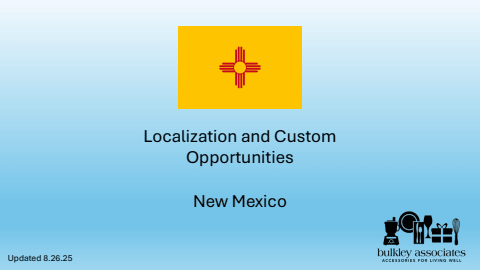 NM localization and custom opportunities