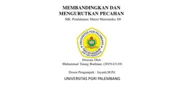 LKPD PENDALAMAN MATERI MATEMATIKA SD M TATANG BUDIMAN 2019143149