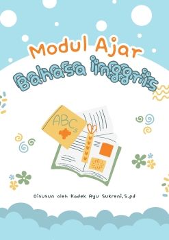 Biru Oranye Kreatif Doodle Cover Modul Ajar Dokumen A4