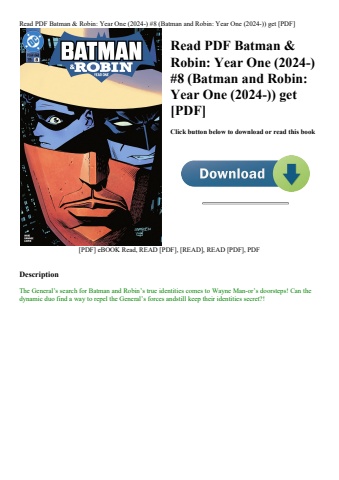 read pdf batman & robin year one (2024-) #8 (batman and robin year one (2024-)) get [pdf]