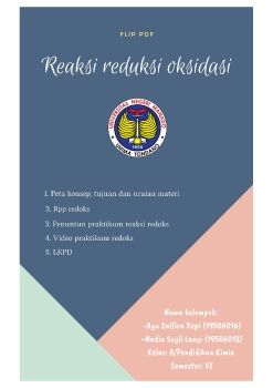 Flip Pdf - Materi Redoks