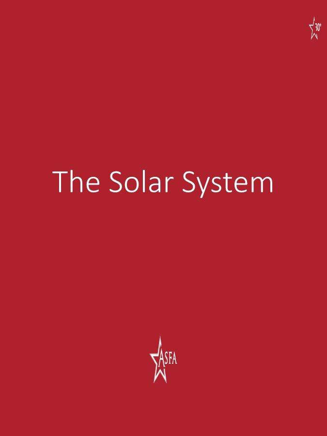 The Solar System