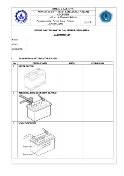 Jobsheet Penggunaan Alat Ukur