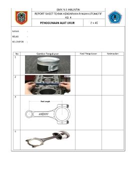 Reportsheet Penggunaan Alat Ukur