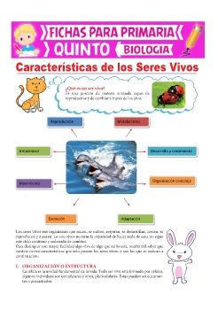 Características-de-los-Seres-Vivos-para-Quinto-de-Primaria