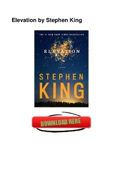 Elevation by Stephen King