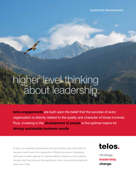 telos Leadership Development