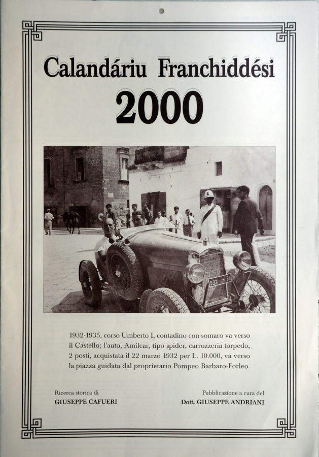 Calendario Anno 2000