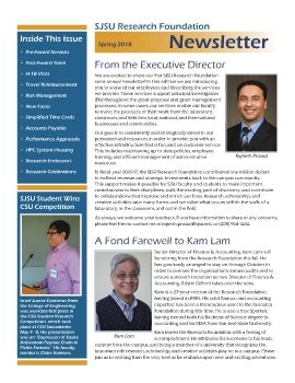 Research Foundation Spring 2018 Newsletter