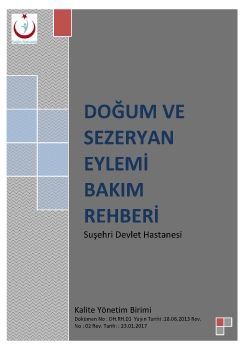 DOĞUM VE SEZERYAN EYLEMİ BAKIM REHBERİ