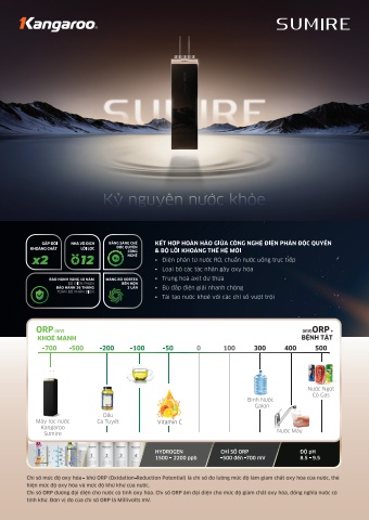 Máy lọc nước Kangaroo Sumire Hydrogen ion kiềm