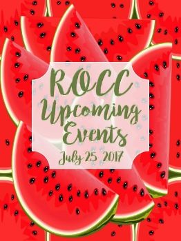 Upcoming Events 7.25.17