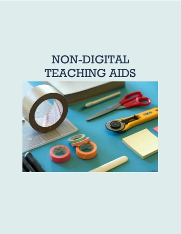 Non-digital teaching aids