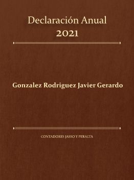 Declaracion Anual 2021 Gonzalez Javier