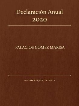 Declaración Anual 2020 Marisa