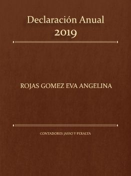 Declaración Anual Eva Rojas