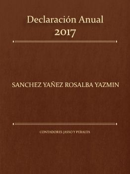 Declaración Anual Yazmin