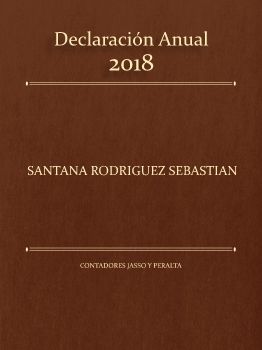 Declaración Anual 2018 Santana