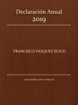 Declaración Anual Francisco Eliud