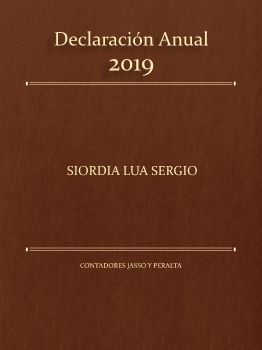 Declaración Anual 19 Sergio Siordia