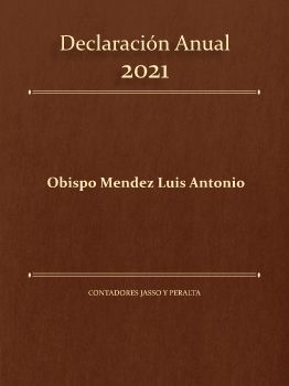 Declaracion Anual 2021 Obispo Mendez Antonio