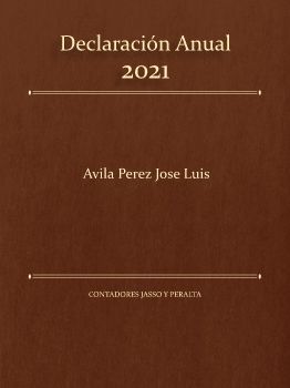 Declaracion Anual 2021 Avila