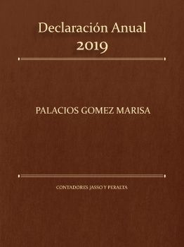 Declaración Anual 2019 Marisa