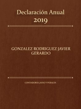 Declaración Anual Gerardo