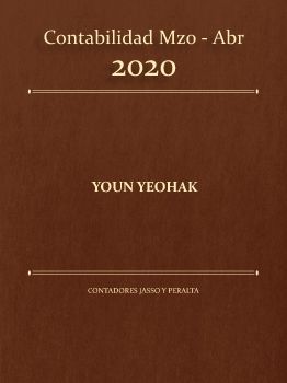 Contabilidad Mzo - Abr Yeohak