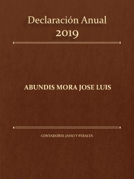 Declaración Anual Luis