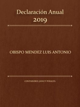 Declaración Anual Luis Antonio Obispo