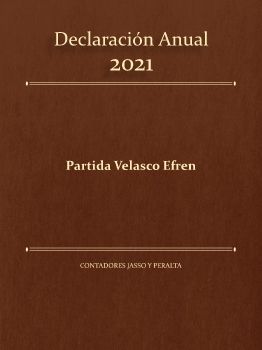 Declaracion Anual 2021 Partida Efren