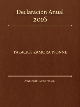 Declaración Anual 16 Ivonne Palacios